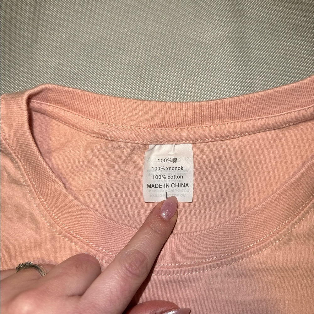 Taylor Swift Lyric Size L Crop T Shirt Folklore August Slipped Away Tee - Picture 3 of 9